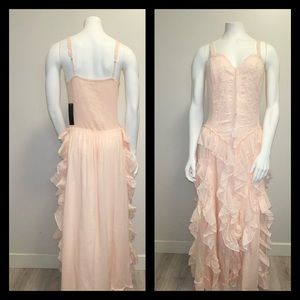 NWT Venus size small light pink long maxi dress